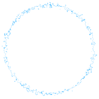 Circle background in hero section